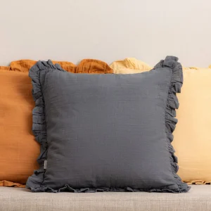 Poszewka Elin Muslinowa Niebieska 45X45 Cm