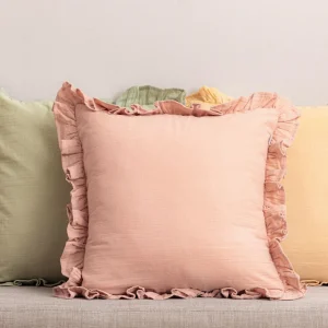 Poszewka Elin Muslinowa Rozowa 45X45 Cm