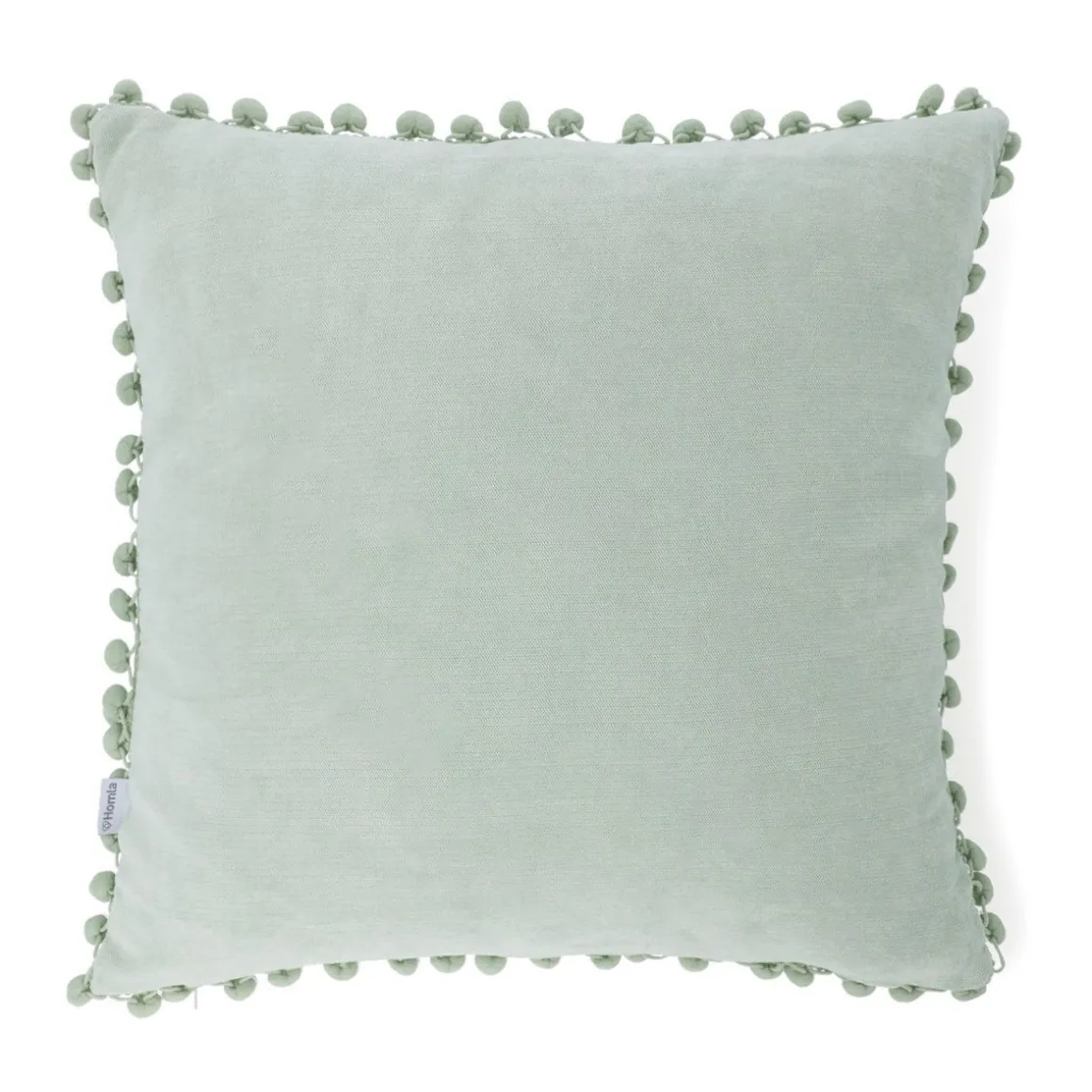 poszewka_eslov_pistacjowa_1.webp Poszewka Eslov Pistacjowa Z Pomponami 45X45 Cm