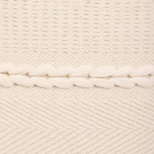 Poszewka Fiere Bawelniana Z Plecionymi Warkoczami 45X45 Cm