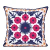 Poszewka Ganti W Wyszywane Kwiaty 45X45 Cm