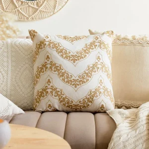 Poszewka Geler We Wzor Bezowa 45X45 Cm