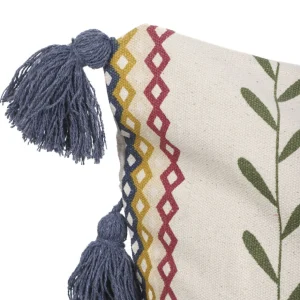 Poszewka Miris W Kolorowe Pasy Z Fredzlami 45X45 Cm