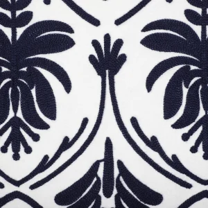 Poszewka Moko Granatowa Wyszywana 45X45 Cm