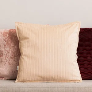 Poszewka Nantu Welwetowa Imitacja Sztruksu Bezowa 45X45+1.5 Cm