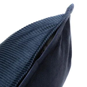 Poszewka Nantu Welwetowa Imitacja Sztruksu Niebieska 45X45+1.5 Cm