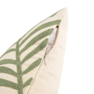 Poszewka Seli W Wyszywane Monstery Zielona 45X45 Cm