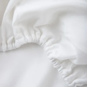 Przescieradlo Danielle Satynowe Biale 90X200 Cm