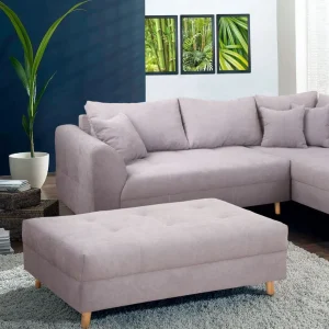 Pufa Do Naroznika Szara Semi 120X70X40 Cm All 999400