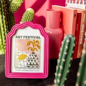 Ramka Na Zdjecie Floral Aura Fuksjowa 13X18 Cm