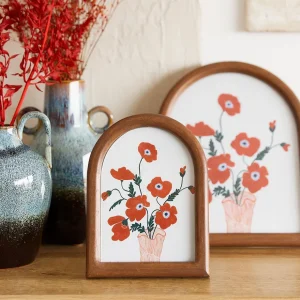 Ramka Na Zdjecie Sali Polokragla Drewniana 13X18 Cm