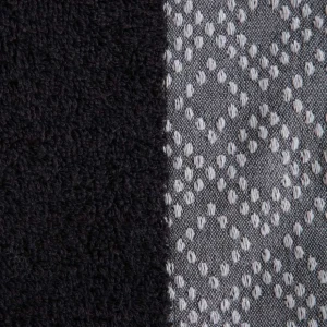 Ręcznik Teri Czarno-Szary 50X90Cm