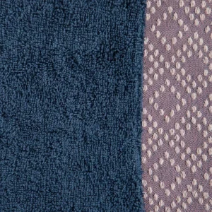 Ręcznik Teri Granatowo-Rozowy 50X90Cm