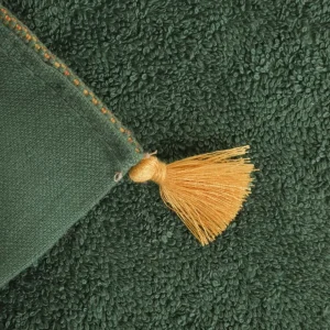 Ręcznik Teri Zielono-Musztardowy 50X90Cm