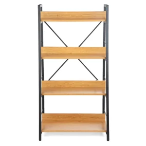 Regal Maravi Z Czarnym Stelazem 60X35X116.5 Cm