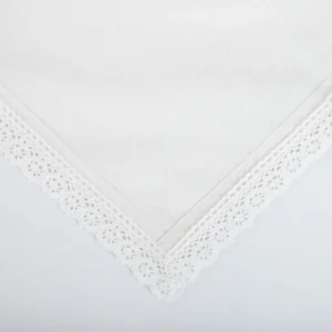 Serweta Asen Z Koronkowym Wykonczeniem Ecru 80X80