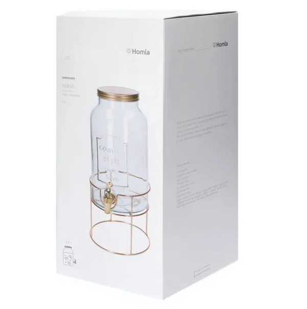 Sloik Nerso Z Kranikiem I Podstawka 5,5 L