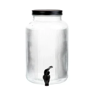 Sloik Velmo Z Kranikiem Prazkowany Z Czarna Pokrywka 6 L