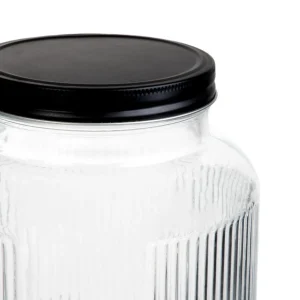 Sloik Velmo Z Kranikiem Prazkowany Z Czarna Pokrywka 6 L