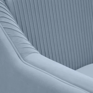 Sofa Avant Sofa 2-Osobowa, Welurowa Szara 127X82X81.5 Cm