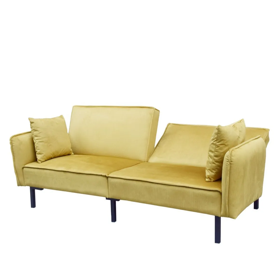 sofa_canto_osobowa_z_funk_2-1.webp Sofa Canto 3-Osobowa, Z Funkcja Spania, Welurowa Musztardowa 199X90X85 Cm