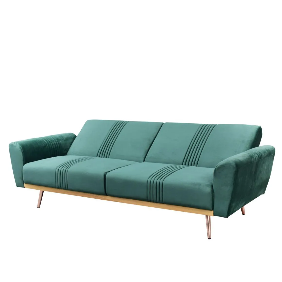 sofa_samtige_osobowa_z_fu_2-2.webp Sofa Samtige 3-Osobowa, Z Funkcja Spania, Welurowa Zielona 212X84X86.5 Cm