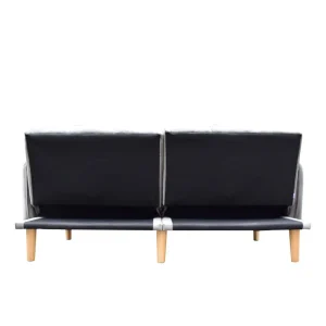 Sofa Sonus 3-Osobowa, Z Funkcja Spania, Welurowa Musztardowa 195X91X83 Cm