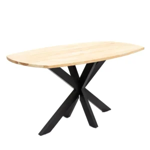 Stol Glima Lite Drewno Akacji + Metal 160X80X76 Cm