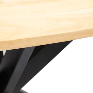 Stol Glima Lite Drewno Akacji + Metal 160X80X76 Cm