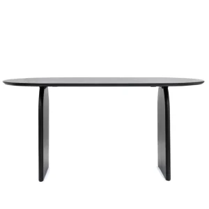 Stol Lagom Lite Drewno Akacji Czarne 160X80X76 Cm