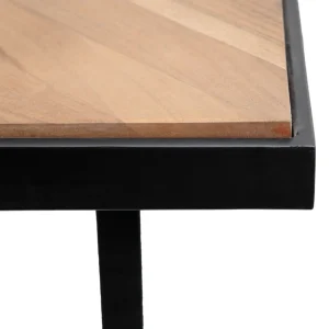 Stol Nattmal Lite Drewno Akacji + Metal 140X70X76 Cm