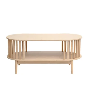 Stolik Kawowy Lemn Drewniany 100X48X45 Cm