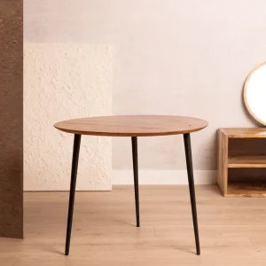 Stolik Kawowy Ren Lite Drewno Akacji + Metal 60X60X40 Cm