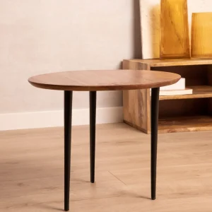 Stolik Kawowy Ren Lite Drewno Akacji + Metal 50X50X35Cm