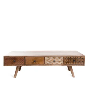 Stolik Kawowy Tayo Lite Drewno Mango 117X65X35 Cm