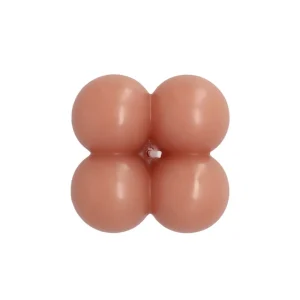 Swieca Bubble Rozowa 6X6X6 Cm