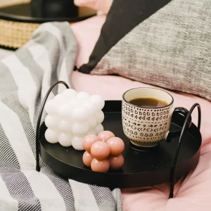 Swieca Bubble Rozowa 6X6X6 Cm