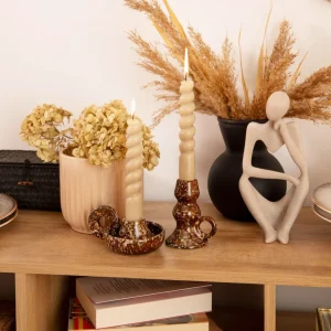 Swiecznik Rolo Ceramiczny 8,5X7X10,5 Cm