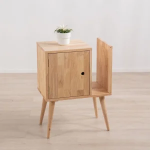 Szafka Nocna Sinar Naturalny 50X30X66,5 Cm