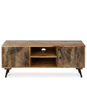 Szafka Rtv Raffla Lite Drewno Mango 130X40X55