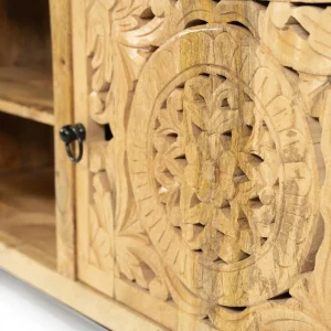 Szafka Rtv Tropea Lite Drewno Mango Z Akacja 150X40X60 Cm