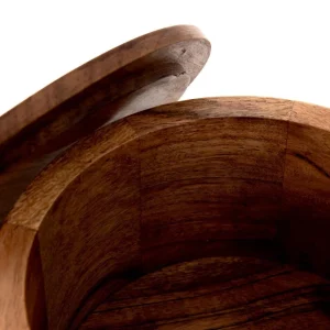 Szkatulka Na Bizuterie Acacia Z Drewna Akacjowego 13X13X9 Cm