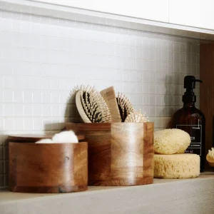 Szkatulka Na Bizuterie Acacia Z Drewna Akacjowego 16,5X16,5X12 Cm