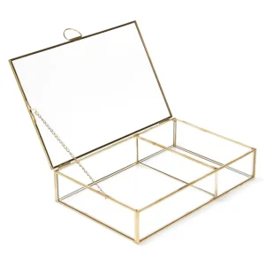 Szkatulka Na Bizuterie Grazia Zlota 23X15X5 Cm