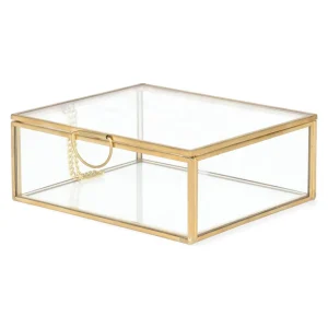 Szkatulka Na Bizuterie Grazia Zlota 13X11X5 Cm