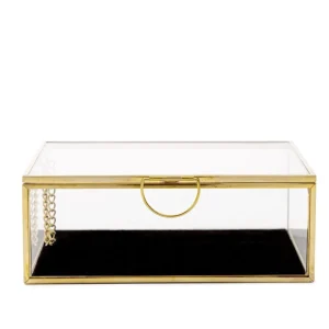 Szkatulka Na Bizuterie Grazia Z Welurowa Wysciolka 13X11X5 Cm