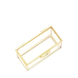 Szkatulka Na Bizuterie Grazia Mini Zlota 9X4X5Cm