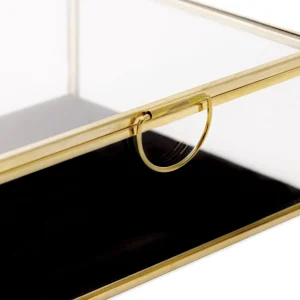 Szkatulka Na Bizuterie Grazia Z Welurowa Wysciolka 13X11X5 Cm