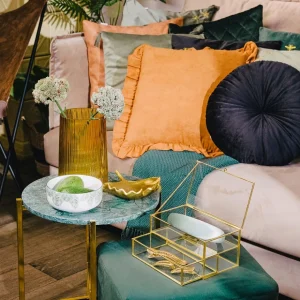 Szkatulka Na Bizuterie Grazia Z Szufladka Zlota 21X10X10,5 Cm