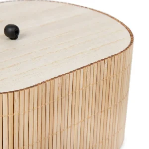 Szkatulka Na Bizuterie Loma Bambusowa 18,3X13,5X9,5 Cm